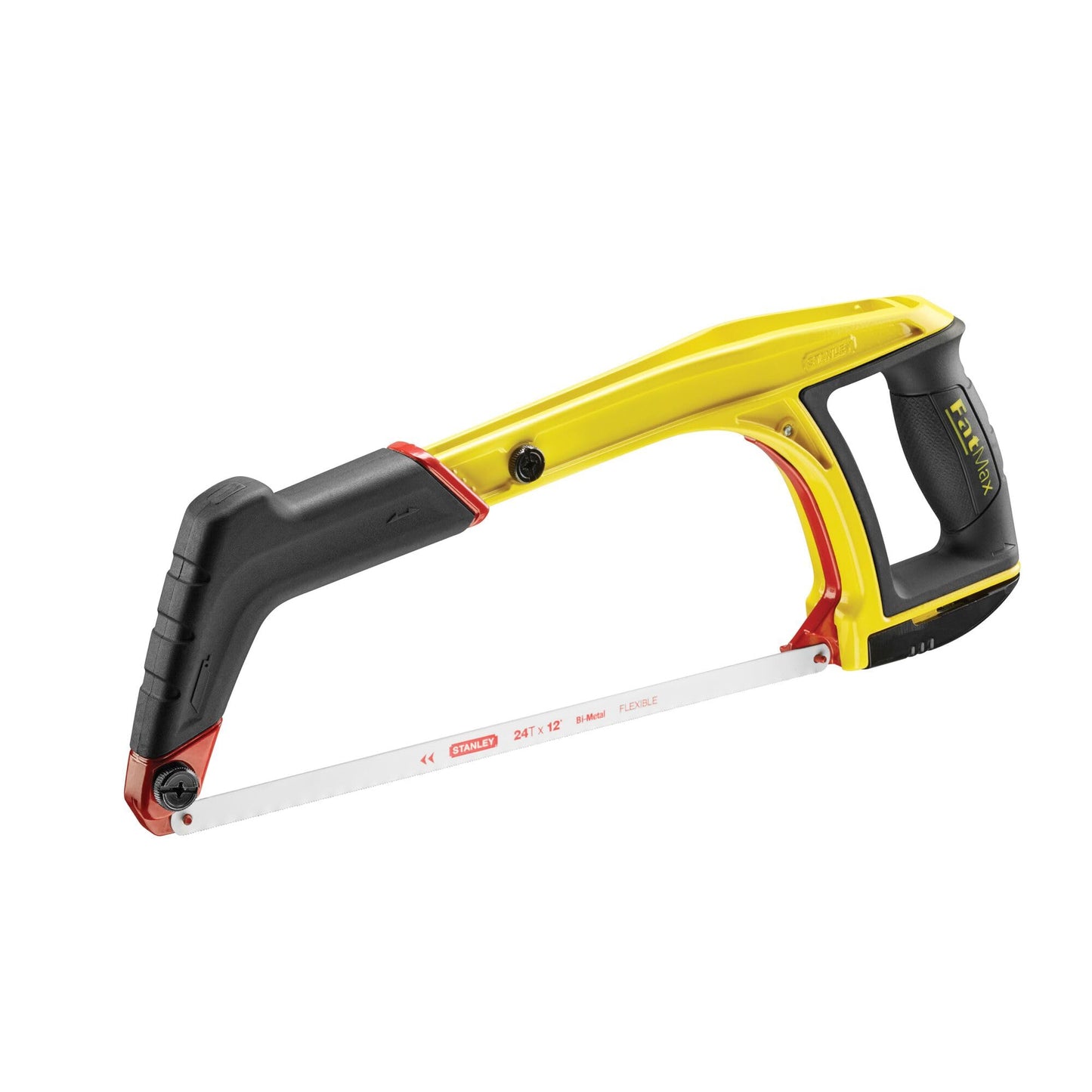 Stanley Fatmax 5-in-1 Hacksaw with adjustable tension and bi-material handles