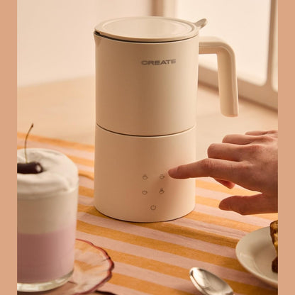 CREATE Electric Milk Frother with Touch Screen