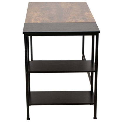 CLP Ocala Wooden Office Desk with Attached Shelf