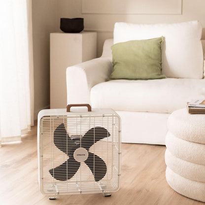 CREATE - Air Floor Box Industrial Floor Fan – 90W, White