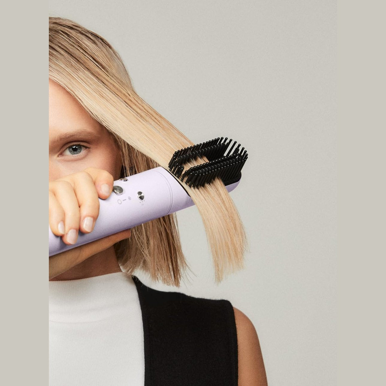 Create - ION STYLER PRO – 5-in-1 Professional Ion Air Dryer and Styling Brush | Purple