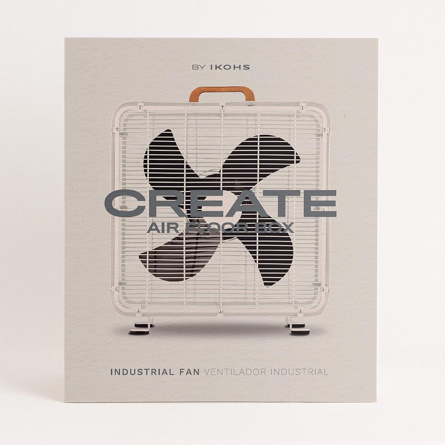 CREATE - Air Floor Box Industrial Floor Fan – 90W, White