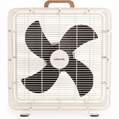 CREATE - Air Floor Box Industrial Floor Fan – 90W, White
