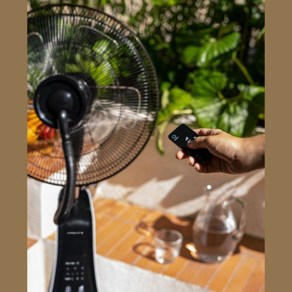 CREATE Air Mist Oscillating Fan - Ultra-Quiet 90W