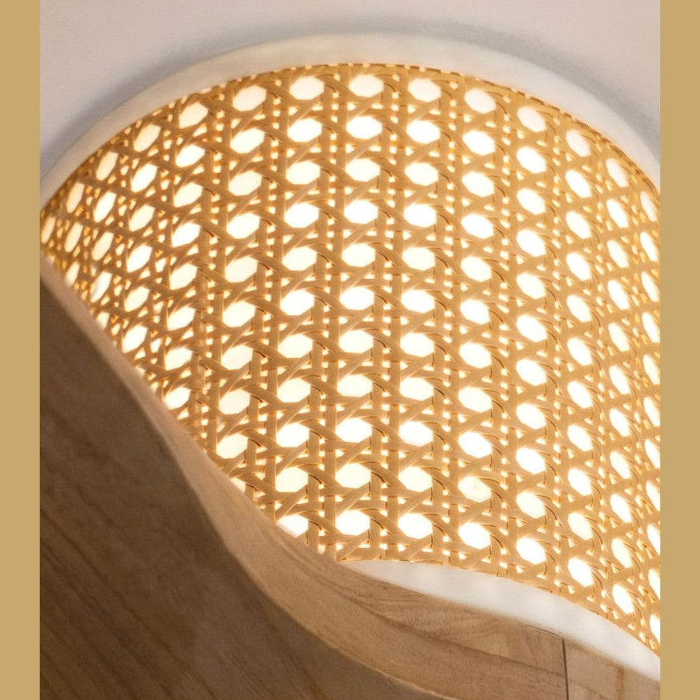 CREATE WindCalm Rattan Ceiling Fan with Remote Control