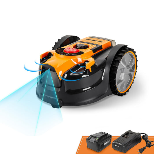 Lawnmaster OcuMow Robotic Lawnmower with AI-Powered Visual Navigation, suitable for 150m² lawns