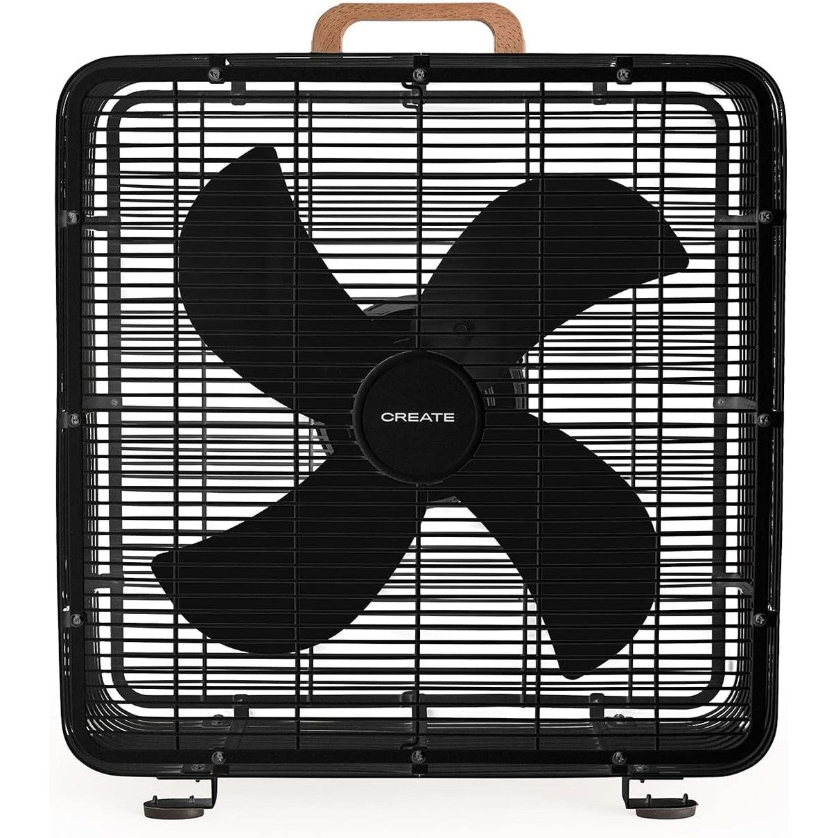 CREATE - Air Floor Box Industrial Floor Fan – 90W, Black