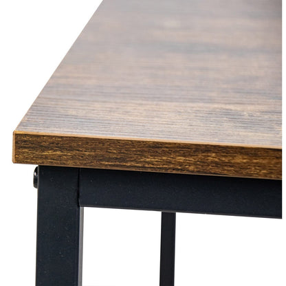 CLP Ocala Wooden Office Desk with Attached Shelf