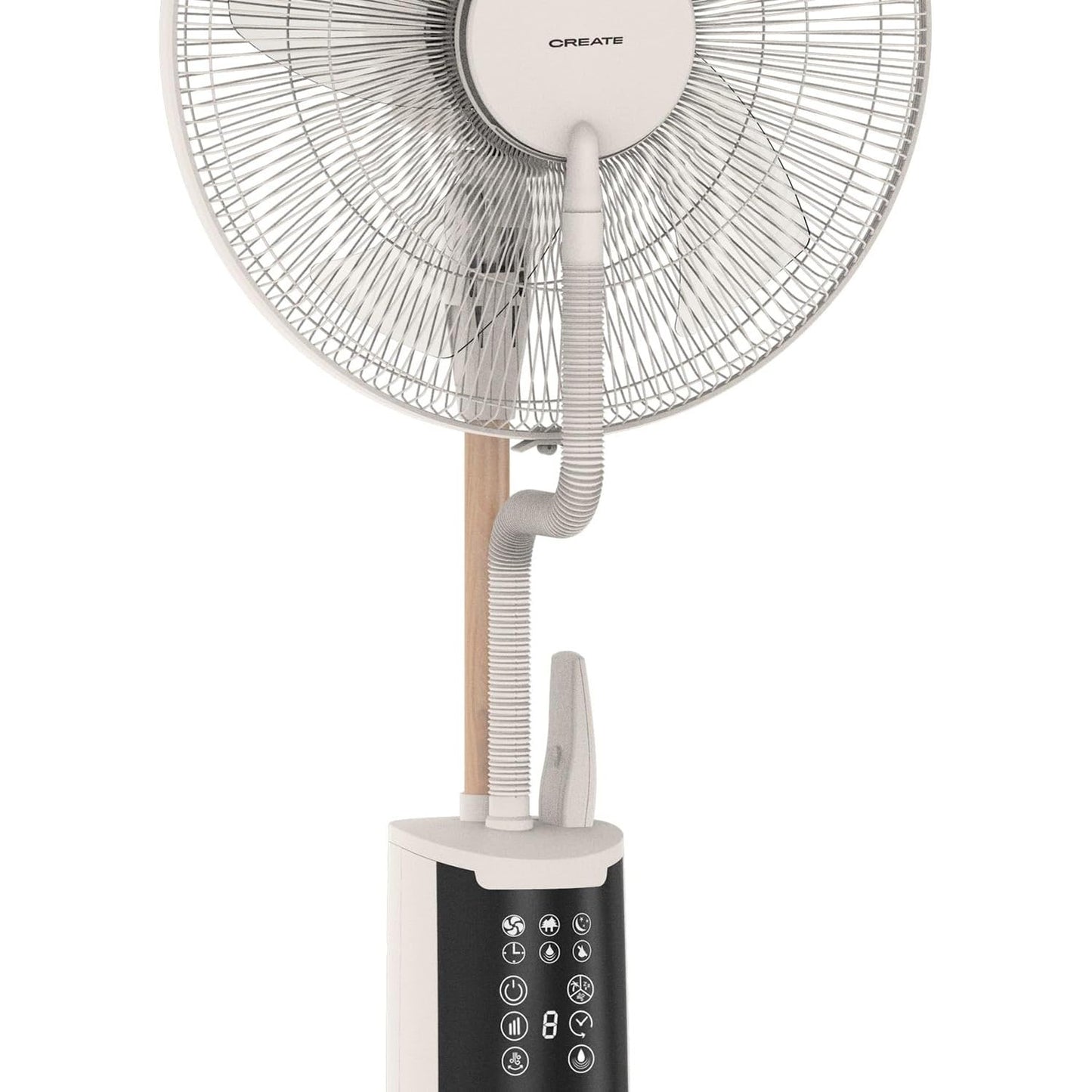 CREATE Portable Nebulizing Standing Fan - White