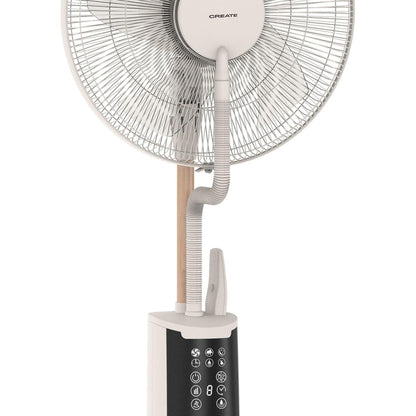 CREATE Portable Nebulizing Standing Fan - White