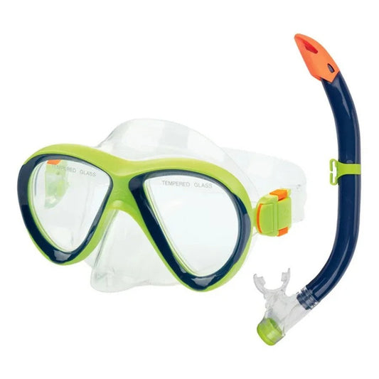 Crivit - Diving Set for Kids (Blue/Lime)