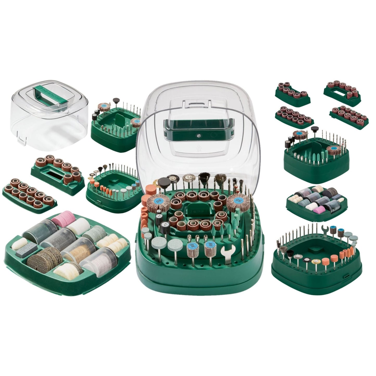 Parkside Drill Accessory Set with 276 items for multi-function tools