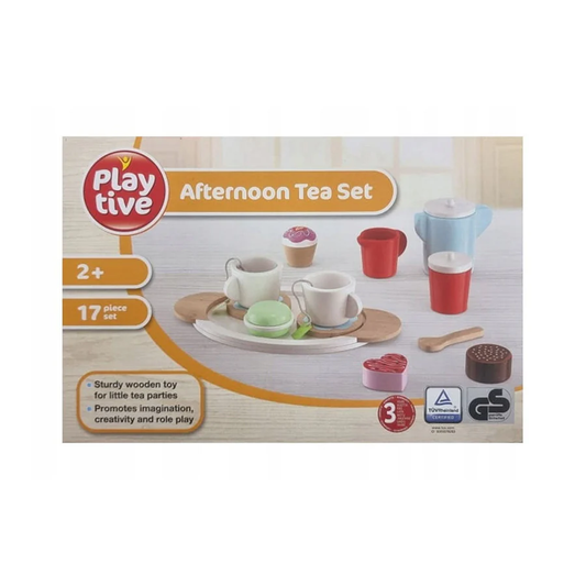 Playtive - Junior Wooden Tea Set