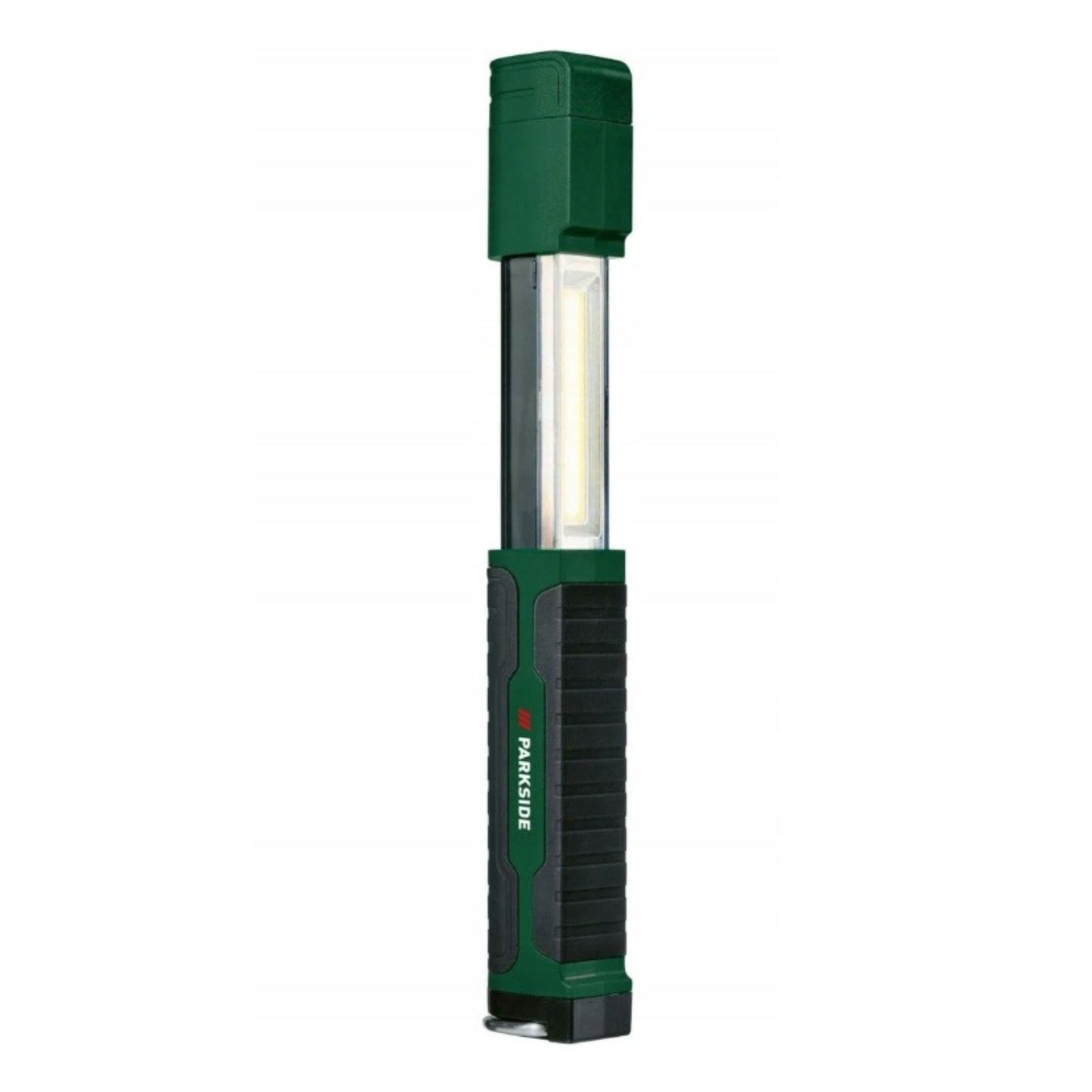 Parkside Cordless LED Work Light with USB-C recharge, featuring side and front lights