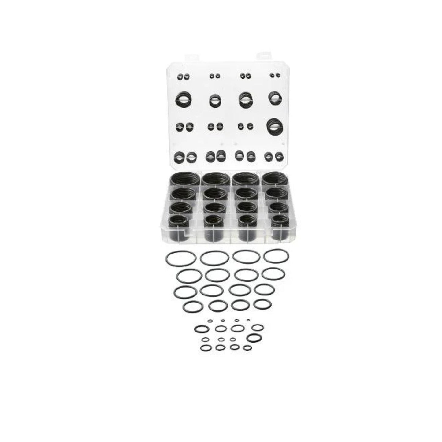 Parkside O-Ring Seal Kit with 419 assorted rubber seals packed in a practical case