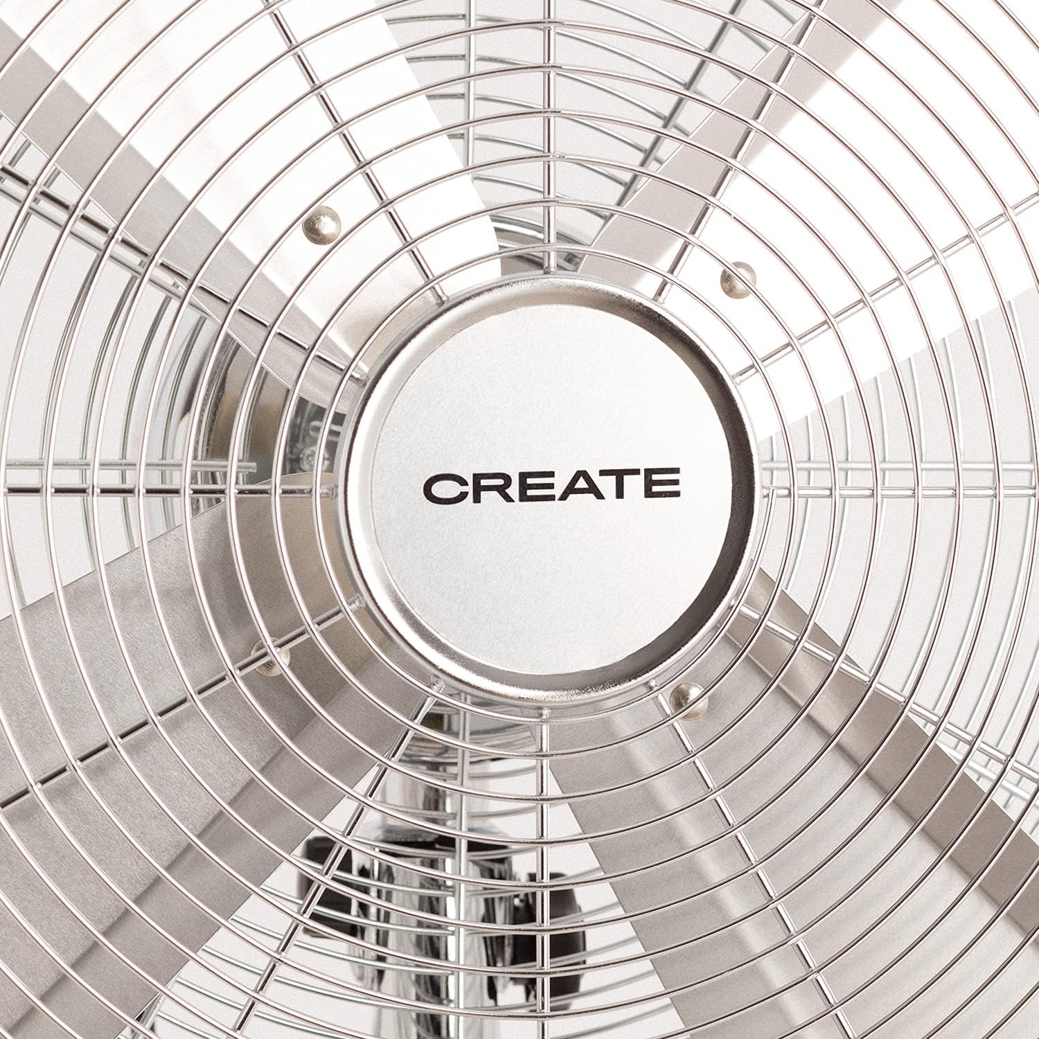 CREATE - AIR TRIPOD RETRO – 50W Standing Fan (Red / Chrome)