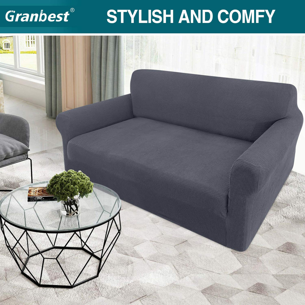 Granbest High Stretch Sofa Covers for Dogs