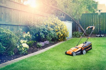 Lawnmaster 1400W Electric Lawnmower 34cm Cutting Width
