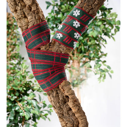 PARKSIDE® Patterned Holiday Woven Christmas Ribbon