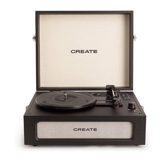 Create - Portable Turntable With Bluetooth / Black