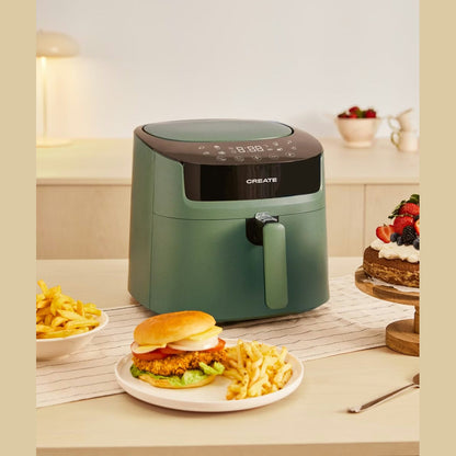 Create - Large Pro AirFryer - 6.2l Oil-free Fryer / 1800 W /sage