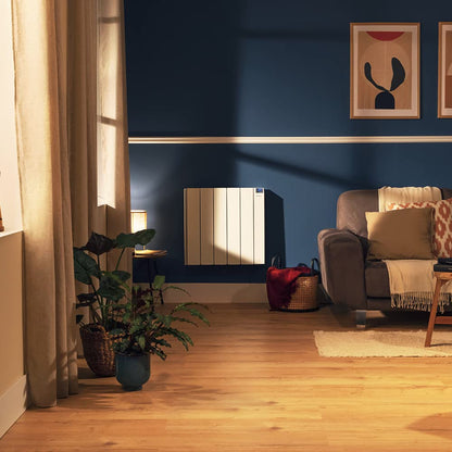 Cecotec ReadyWarm 6000 Thermal Ceramic Connected Low Consumption Electric Radiator, 6 Elements, 1500 W, Cast Aluminum, Wifi Control, 4 Modes, Timer, IPX4, 20 m²