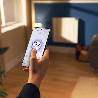 Cecotec ReadyWarm 6000 Thermal Ceramic Connected Low Consumption Electric Radiator, 6 Elements, 1500 W, Cast Aluminum, Wifi Control, 4 Modes, Timer, IPX4, 20 m²