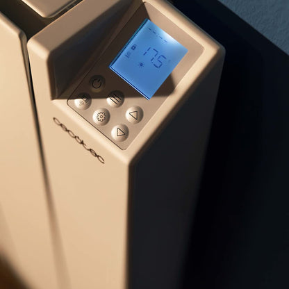 Cecotec ReadyWarm 6000 Thermal Ceramic Connected Low Consumption Electric Radiator, 6 Elements, 1500 W, Cast Aluminum, Wifi Control, 4 Modes, Timer, IPX4, 20 m²