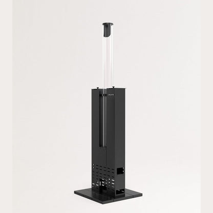 CREATE/FIRE TUBE HEATER/Outdoor smokeless pellet stove black / 8.2kW, smoke free, resistant materials capacity 3.6 kg pellets, coverage up to 9 m²