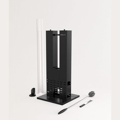 CREATE/FIRE TUBE HEATER/Outdoor smokeless pellet stove black / 8.2kW, smoke free, resistant materials capacity 3.6 kg pellets, coverage up to 9 m²