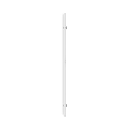 CREATE /Warm Towel Tube/Electric Towel Dryer 1 Bar White/Vertical Design, 150x2.5cm, 2 Temperature Settings, Timer, Stainless Steel, 60W