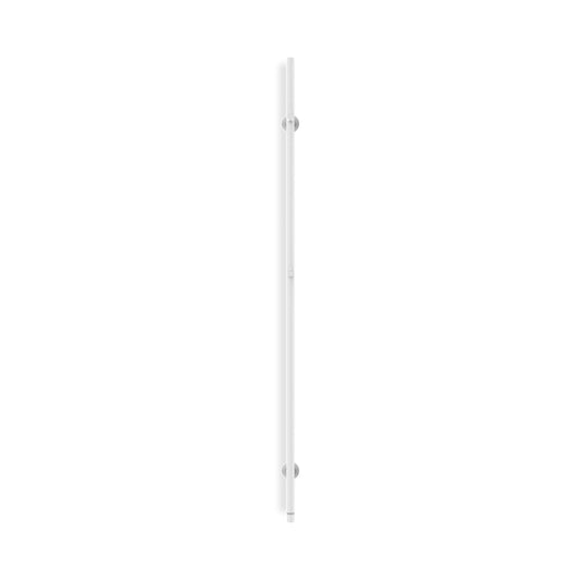 CREATE /Warm Towel Tube/Electric Towel Dryer 1 Bar White/Vertical Design, 150x2.5cm, 2 Temperature Settings, Timer, Stainless Steel, 60W