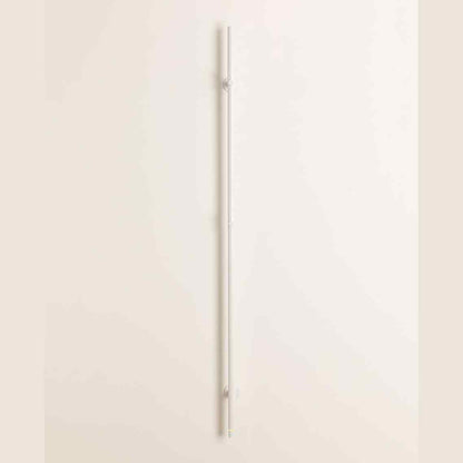 CREATE /Warm Towel Tube/Electric Towel Dryer 1 Bar White/Vertical Design, 150x2.5cm, 2 Temperature Settings, Timer, Stainless Steel, 60W