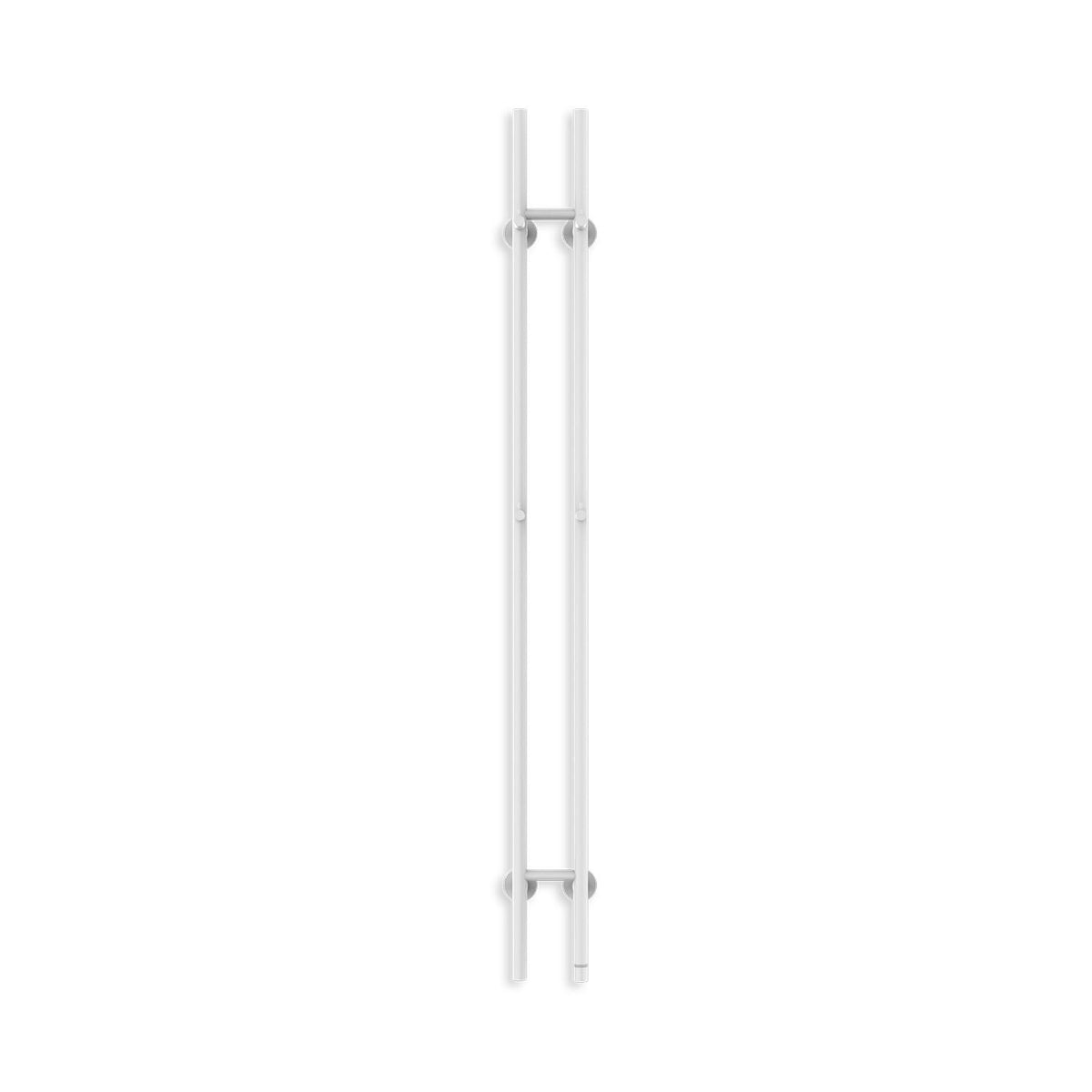 CREATE /Warm Towel Tube/Electric Towel Dryer 1 Bar White/Vertical Design, 150x2.5cm, 2 Temperature Settings, Timer, Stainless Steel, 60W
