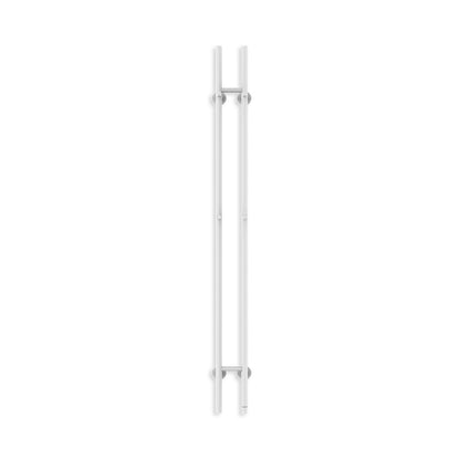 CREATE /Warm Towel Tube/Electric Towel Dryer 1 Bar White/Vertical Design, 150x2.5cm, 2 Temperature Settings, Timer, Stainless Steel, 60W