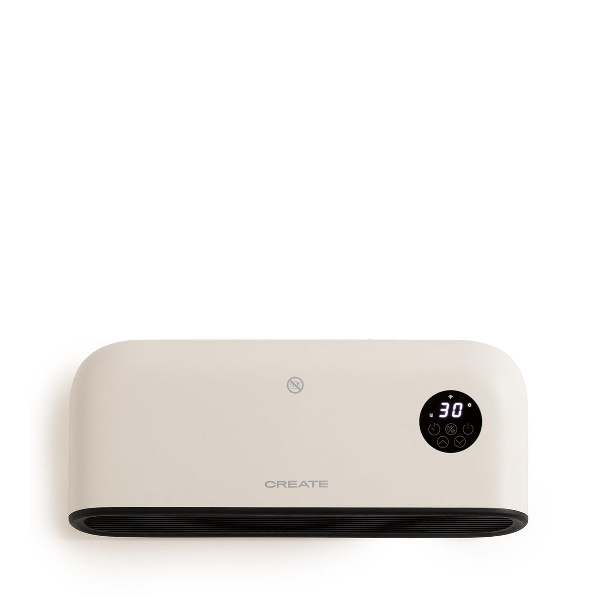 CREATE /WARM WALL PRO/Wall or floor heating with off-white WiFi/App control, up to 20m2, anti-tip switch, 3 modes, LCD display, 2000W
