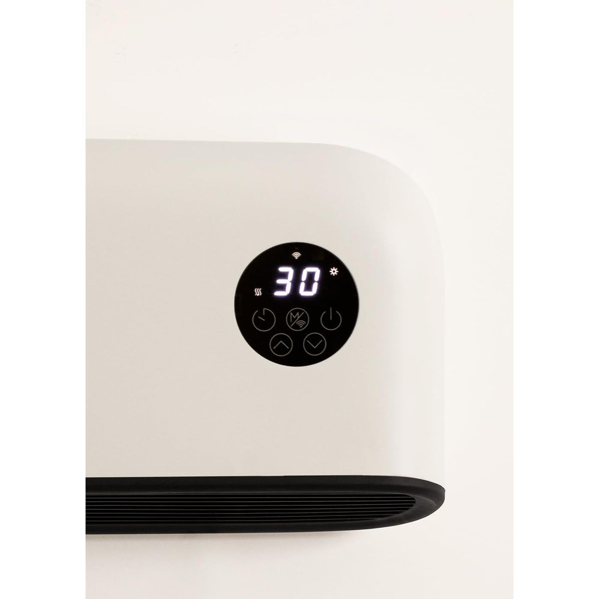 CREATE /WARM WALL PRO/Wall or floor heating with off-white WiFi/App control, up to 20m2, anti-tip switch, 3 modes, LCD display, 2000W