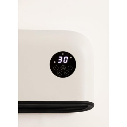 CREATE /WARM WALL PRO/Wall or floor heating with off-white WiFi/App control, up to 20m2, anti-tip switch, 3 modes, LCD display, 2000W