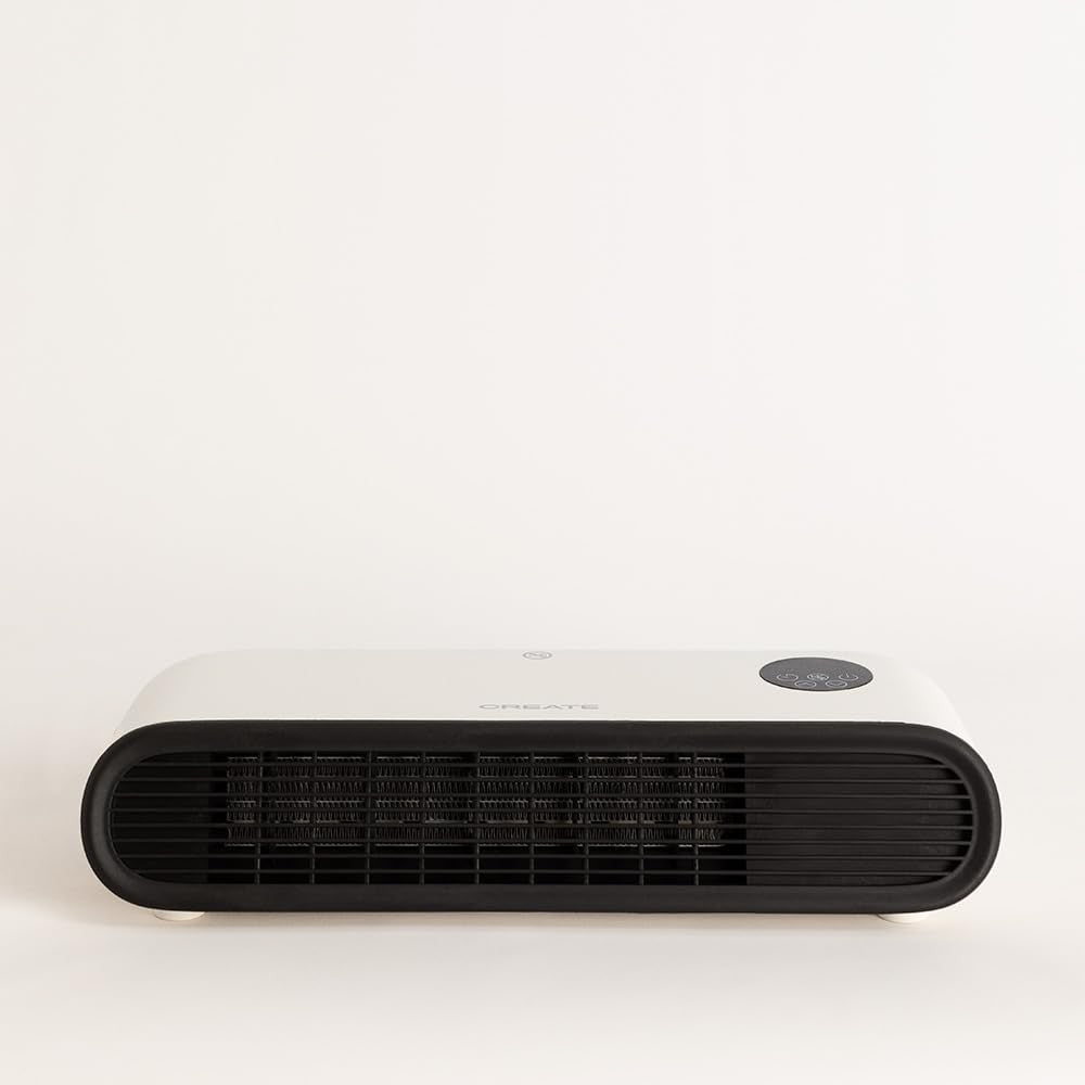 CREATE /WARM WALL PRO/Wall or floor heating with off-white WiFi/App control, up to 20m2, anti-tip switch, 3 modes, LCD display, 2000W