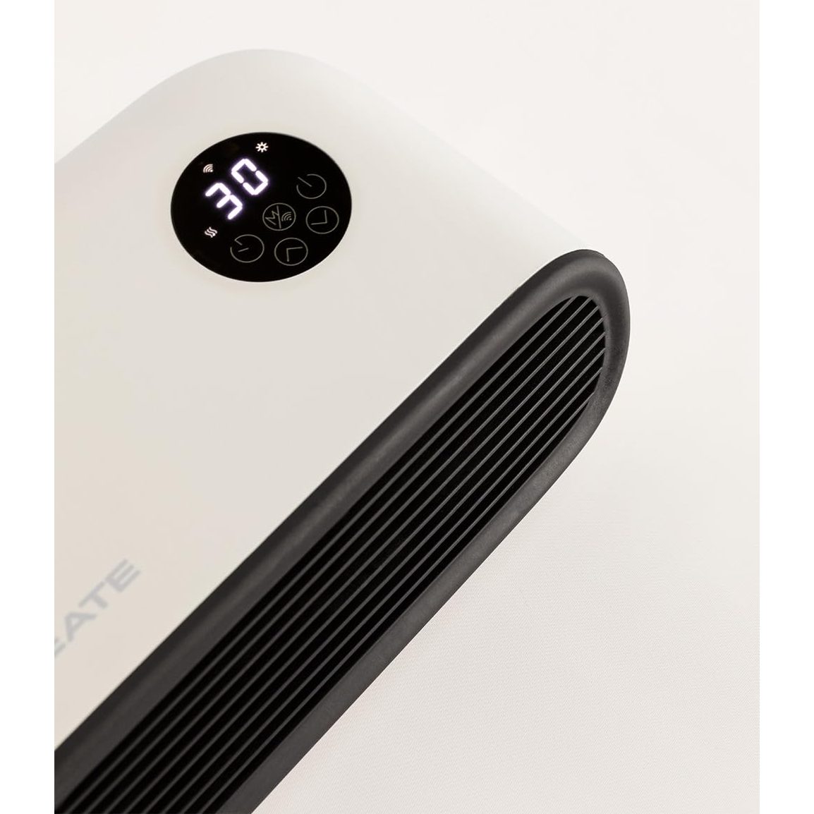 CREATE /WARM WALL PRO/Wall or floor heating with off-white WiFi/App control, up to 20m2, anti-tip switch, 3 modes, LCD display, 2000W