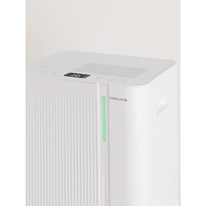 CREATE /AIR DRY CONNECT/Dehumidifier with WiFi 16L/day/24h timer, easy to carry, LED display, up to 80% less humidity, surfaces 20-30 m2, 300W