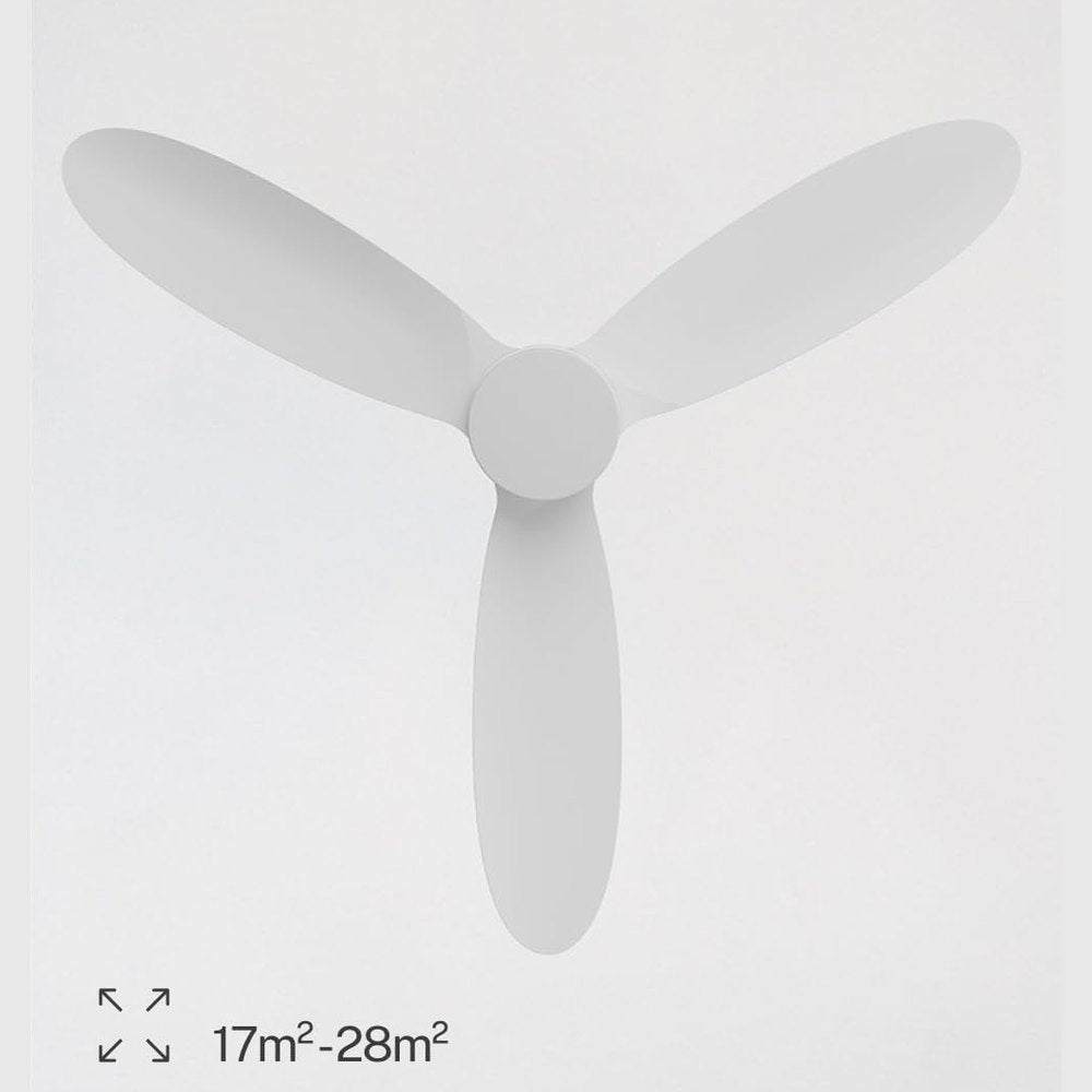 CREATE / WIND LITE/Ceiling fan with white light with remote control / 40W, Quiet, Ø132 cm, 6 speeds, programmable, summer-winter function, LED light 3 temperatures