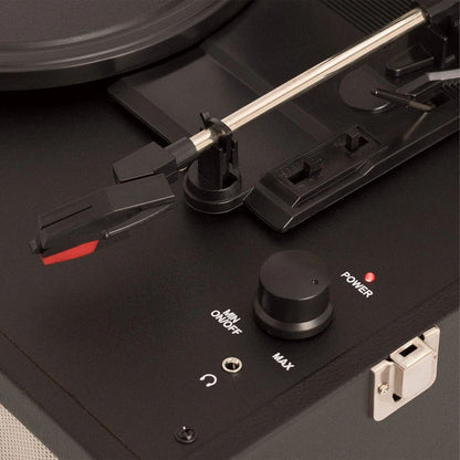 Create Compact Bluetooth USB Micro SD RCA 78 RPM Record Player - Black