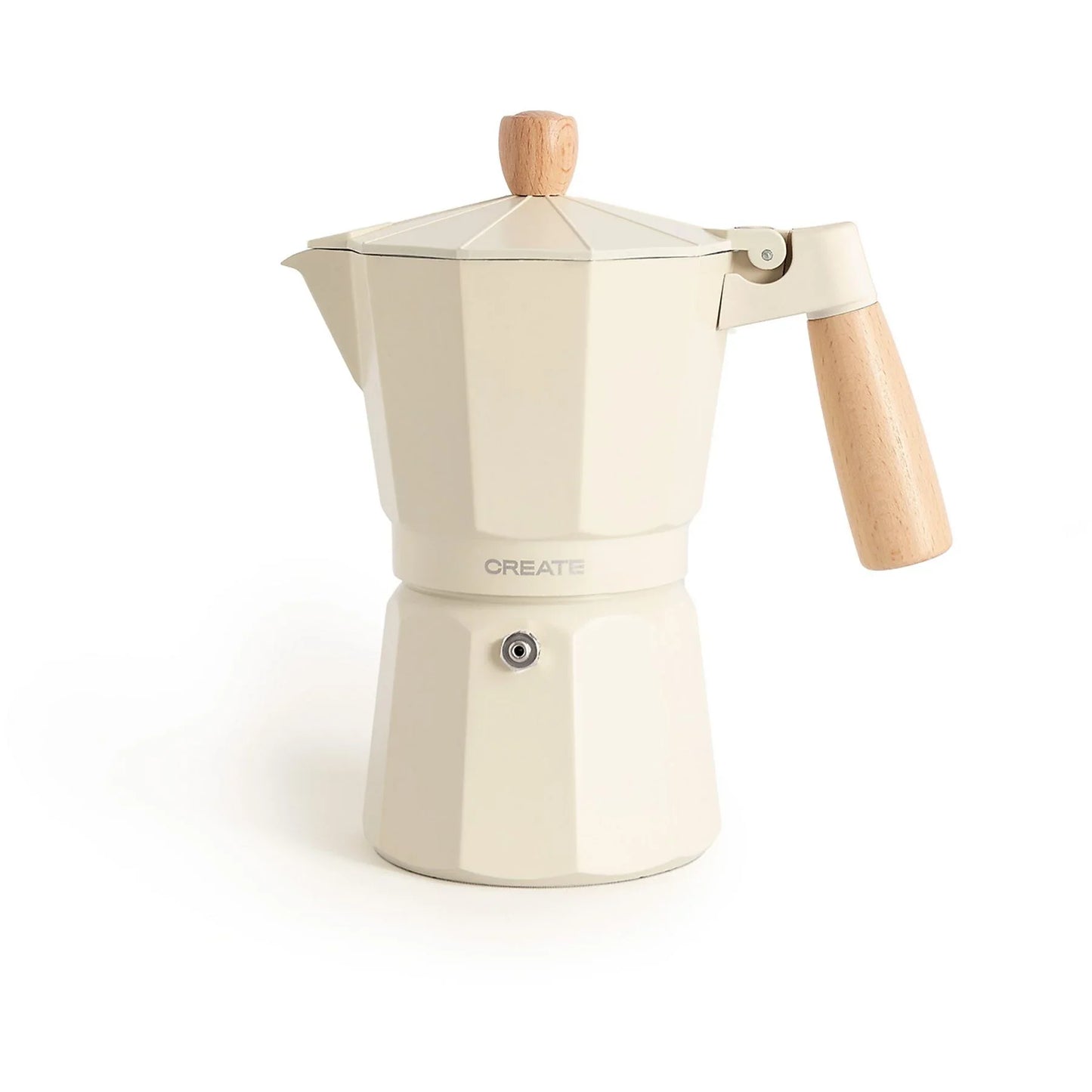 Create - THERA MOKA RETRO – Italian Coffee Maker | 6 Cups / 350ml | off white