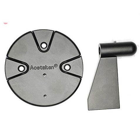 AceTaken - Wall Mount for Suspension Boom Arm, Round Plate, Compatible with Microphone, Mobile & Webcam Stands