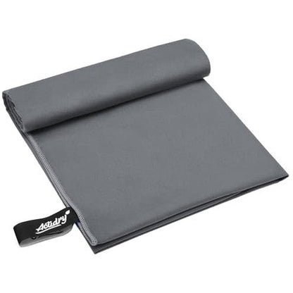 Actidry - Microfibre Hand Towels Set of 2, Quick-Drying, Lightweight, Dark Grey