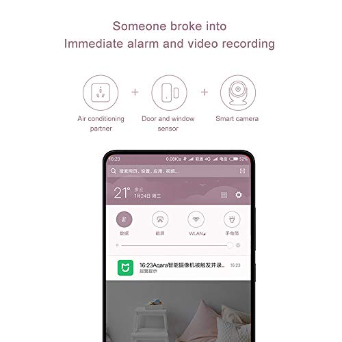 Aqara - Intelligent Window Door Sensor with Real-Time Alerts and Easy Setup