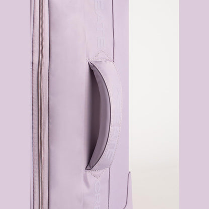 CREATE / Luggage Studio Soft/Suitcase Soft Polyester Lavender / 47 x 25.5 x 65 cm / TSA Padlock, 4 Double Wheels, Organizer, Telescopic Handle, Waterproof Fabric, ID Tag