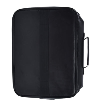 Fireproof Document Bag Large Storage Box Case with Lock for Office Home Rated IP65 Oxford Fabric Black (Black)