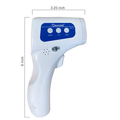 Berrcom - Non-Contact Infrared Forehead Thermometer with Fast Readings & Fever Alarm